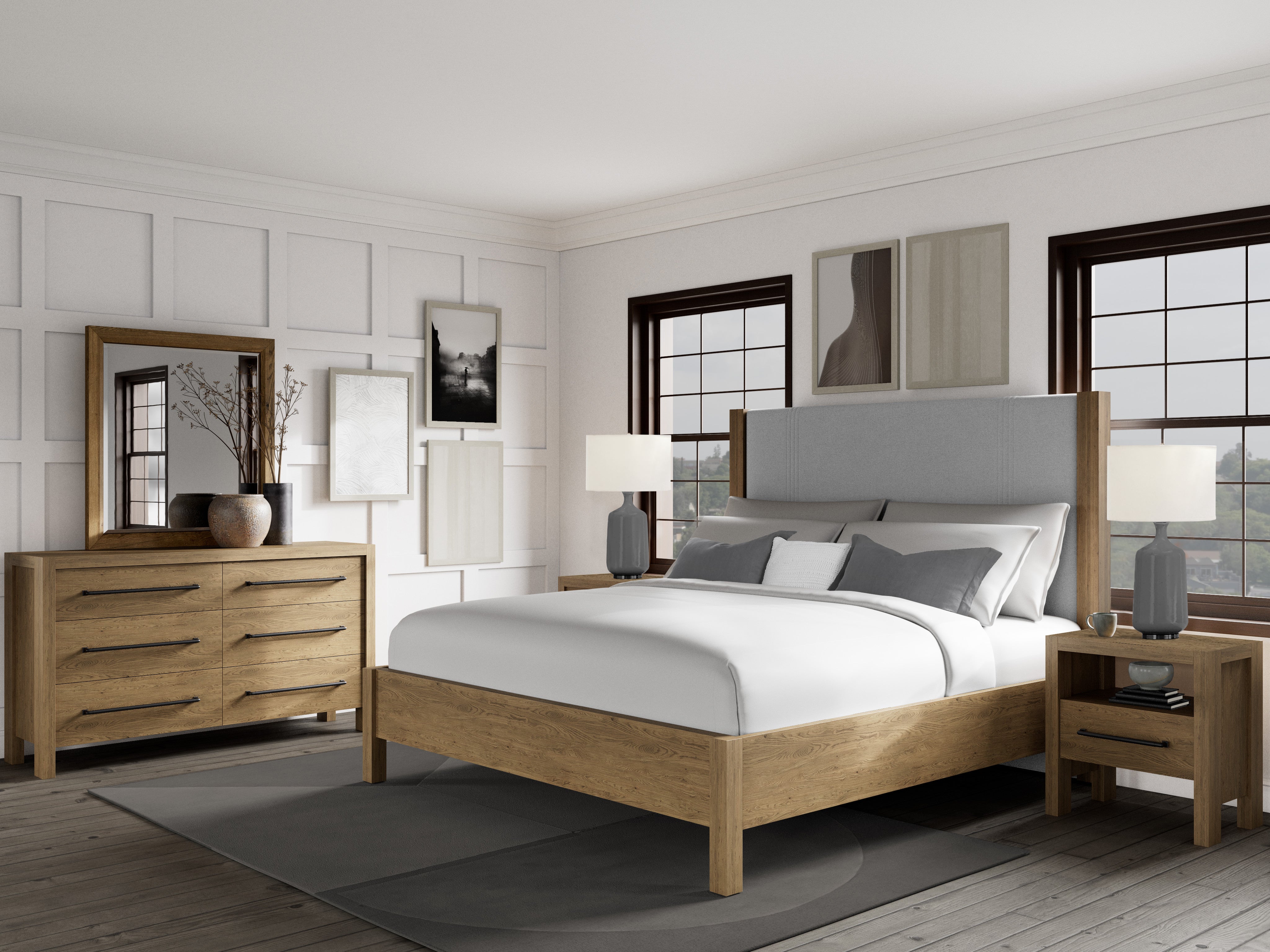 Davie 1 Drawer Nightstand - Thumbnail 3