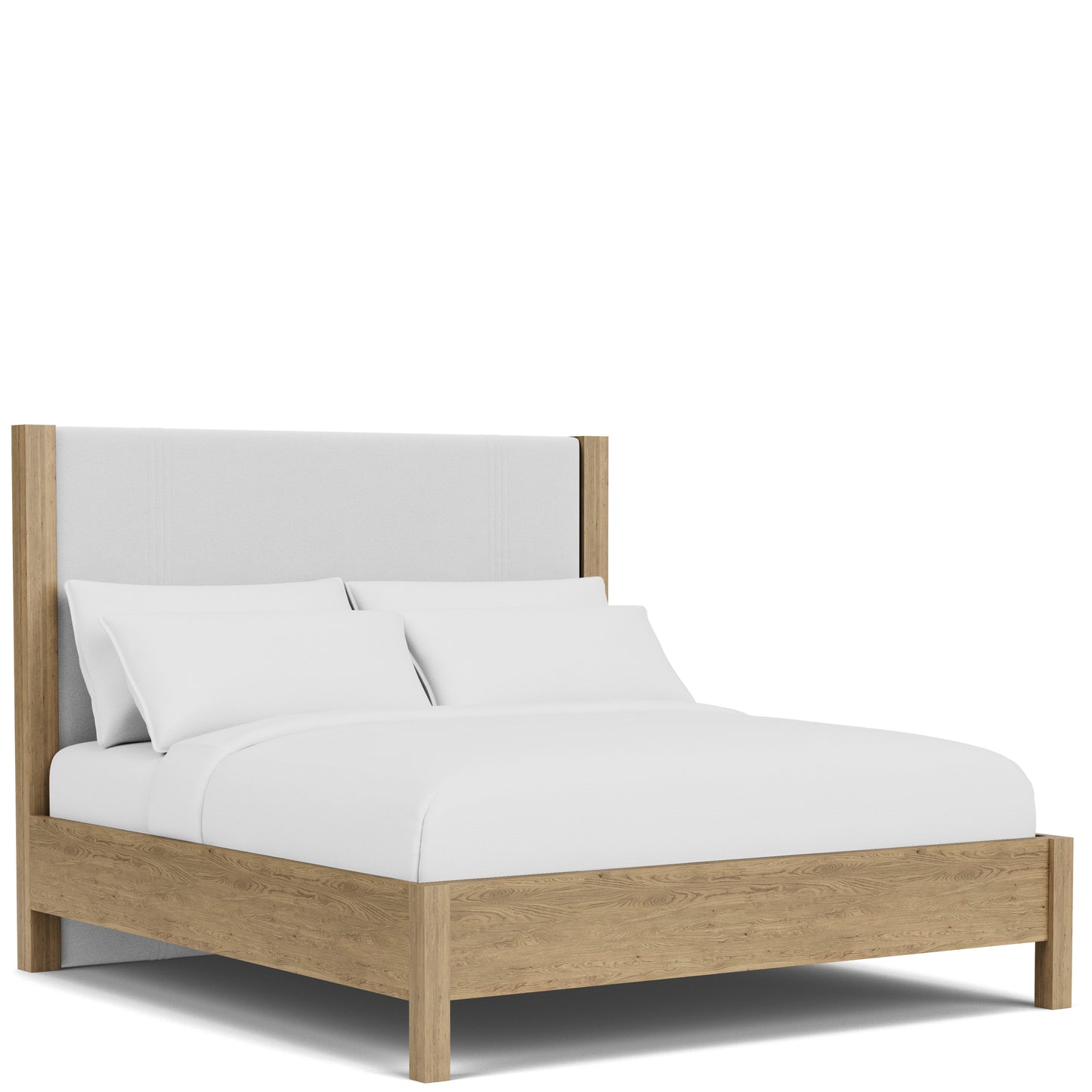 Davie King Upholstered Panel Bed - Chapin Furniture