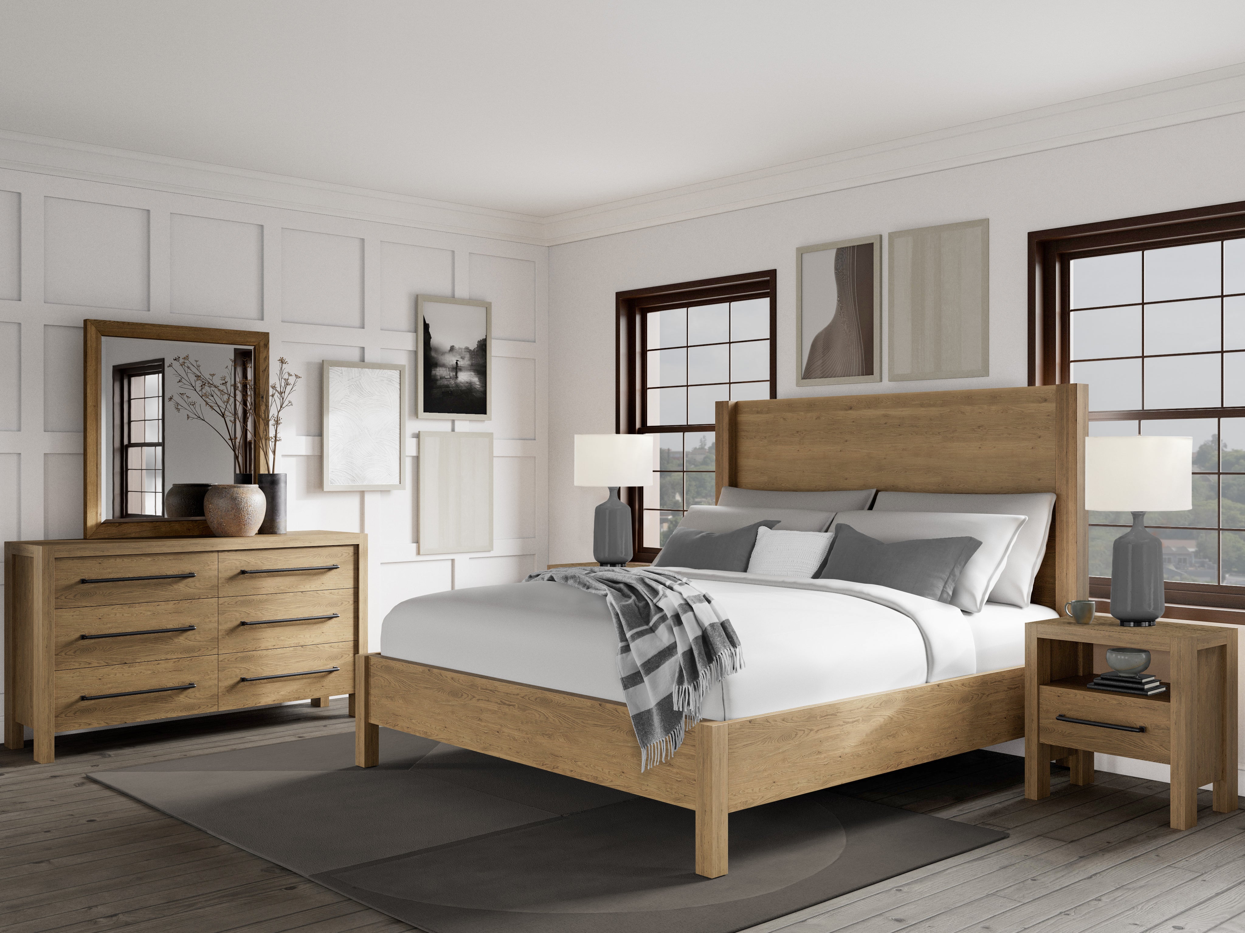 Davie Panel Bed - Thumbnail 2