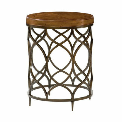 Hidden Treasures Round Lamp Table - Chapin Furniture