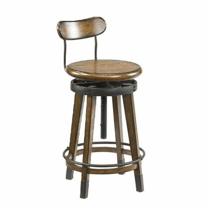 Studio Home Adjustable Height Swivel Bar Stool - Chapin Furniture