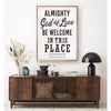 "Almighty God Of Love" Sign- 2 Sizes - Chapin Furniture