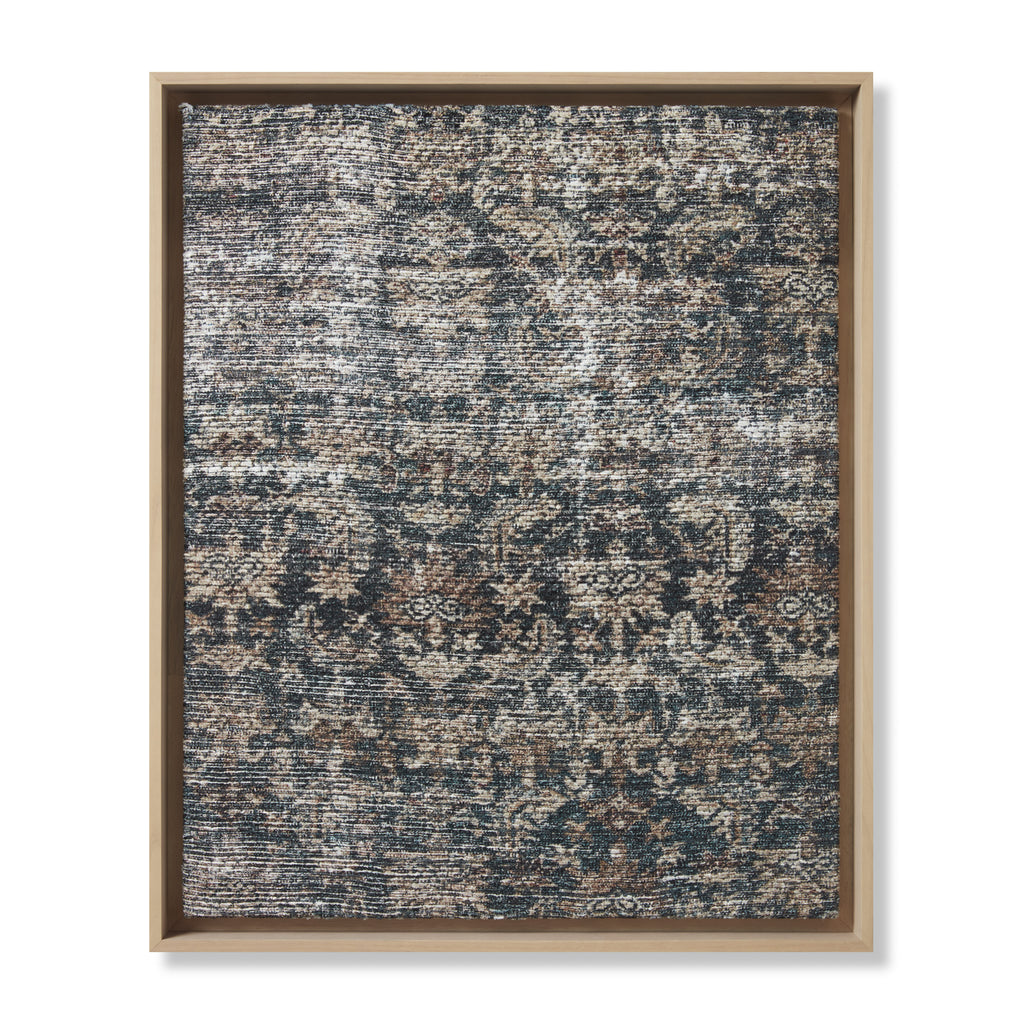 Amber Lewis x Loloi Mahon Blue / Rust 2'-9" X 2'-3" Wall Art - Chapin Furniture