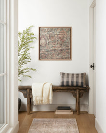 Amber Lewis x Loloi Palermo Rust / Multi 2'-2" X 2'-2" Wall Art - Chapin Furniture