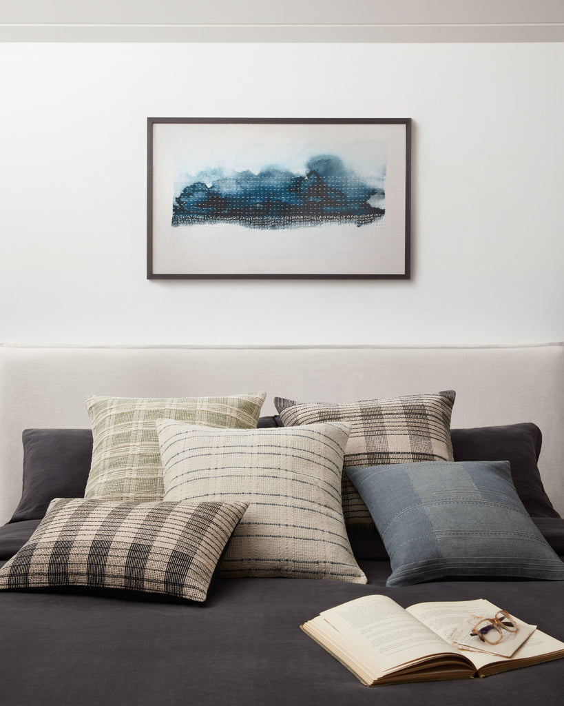 Amber Lewis x Loloi Granite Blue / Ivory 2' X 3'-2" Wall Art - Chapin Furniture