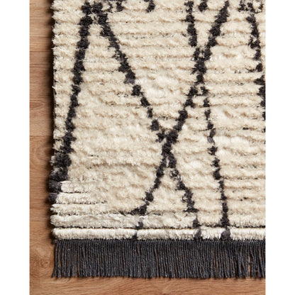Chris Loves Julia Alice Cream/Charcoal Rug - Chapin Furniture