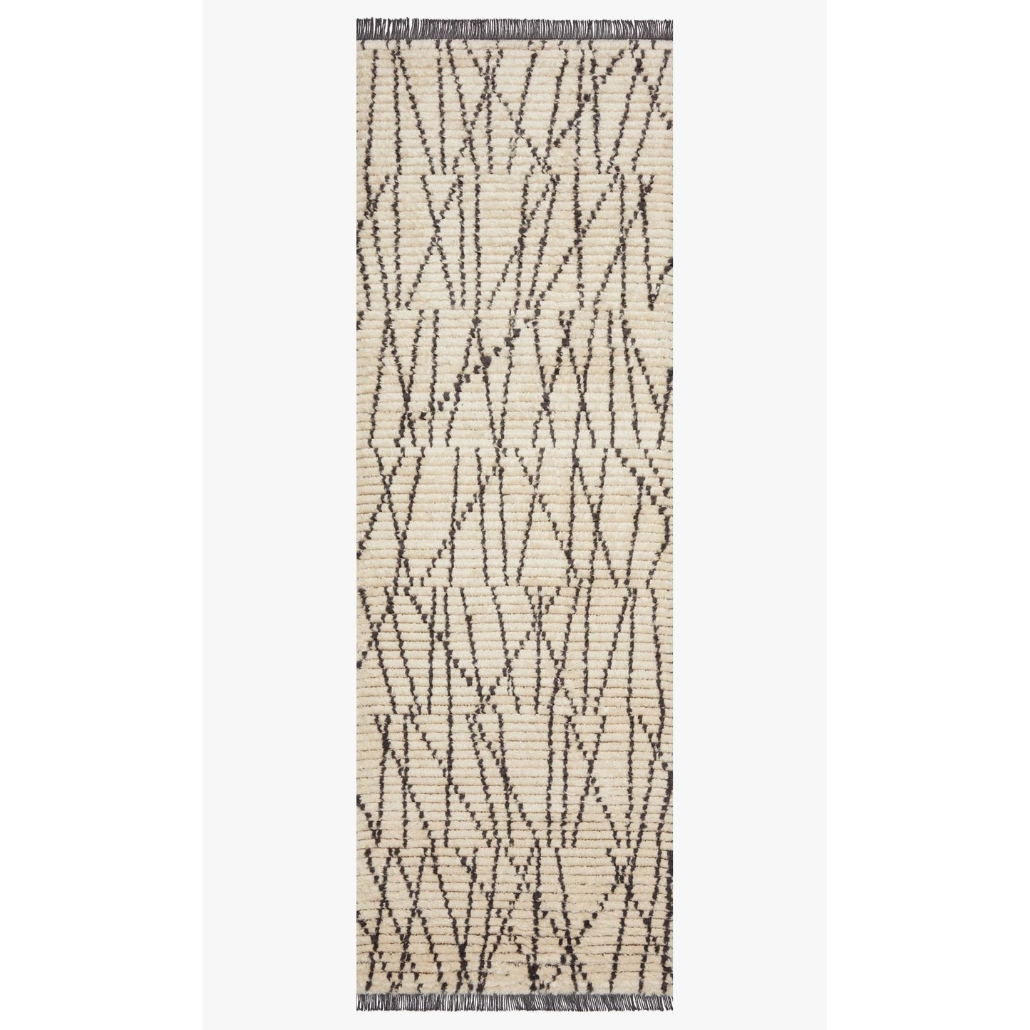 Chris Loves Julia Alice Cream/Charcoal Rug - Chapin Furniture