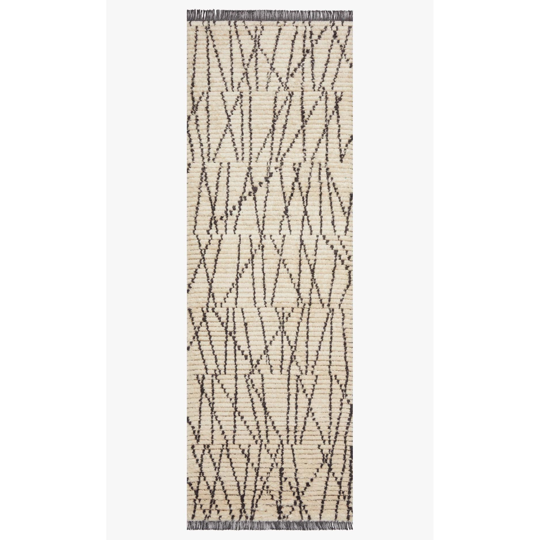 Chris Loves Julia Alice Cream/Charcoal Rug - Chapin Furniture