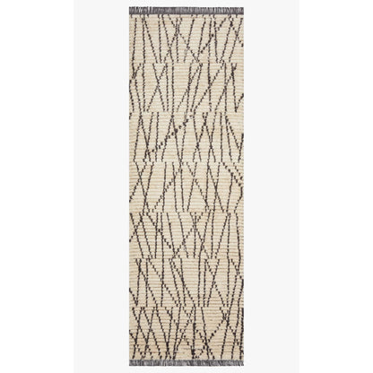Chris Loves Julia Alice Cream/Charcoal Rug - Chapin Furniture
