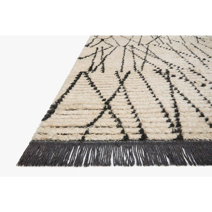 Chris Loves Julia Alice Cream/Charcoal Rug - Chapin Furniture
