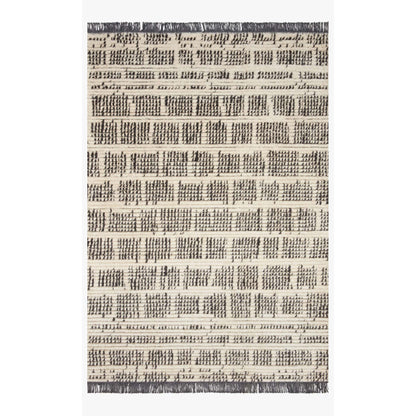 Chris Loves Julia Alice Cream/Charcoal Rug - Chapin Furniture