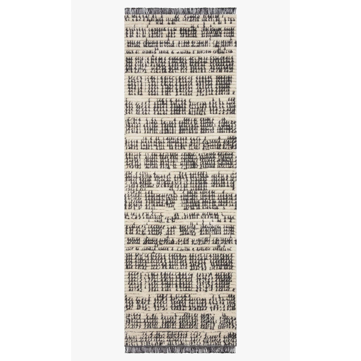 Chris Loves Julia Alice Cream/Charcoal Rug - Chapin Furniture