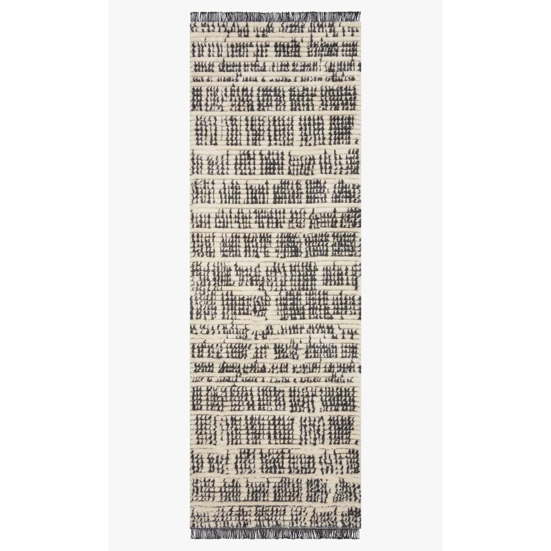 Chris Loves Julia Alice Cream/Charcoal Rug - Chapin Furniture