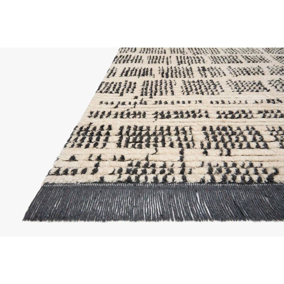 Chris Loves Julia Alice Cream/Charcoal Rug - Chapin Furniture