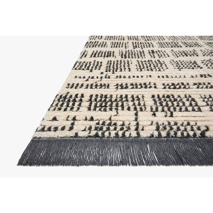 Chris Loves Julia Alice Cream/Charcoal Rug - Chapin Furniture