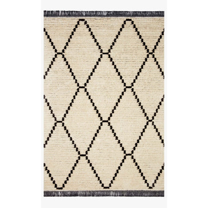 Chris Loves Julia Alice Cream/Charcoal Rug - Chapin Furniture