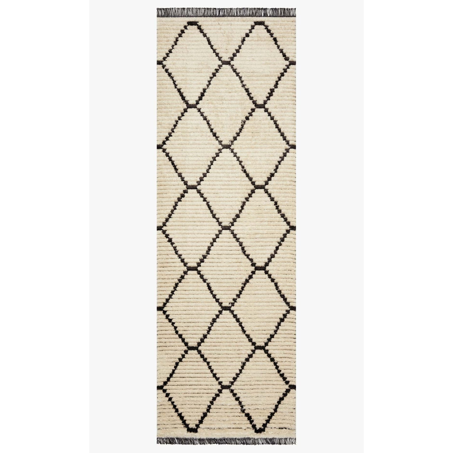 Chris Loves Julia Alice Cream/Charcoal Rug - Chapin Furniture
