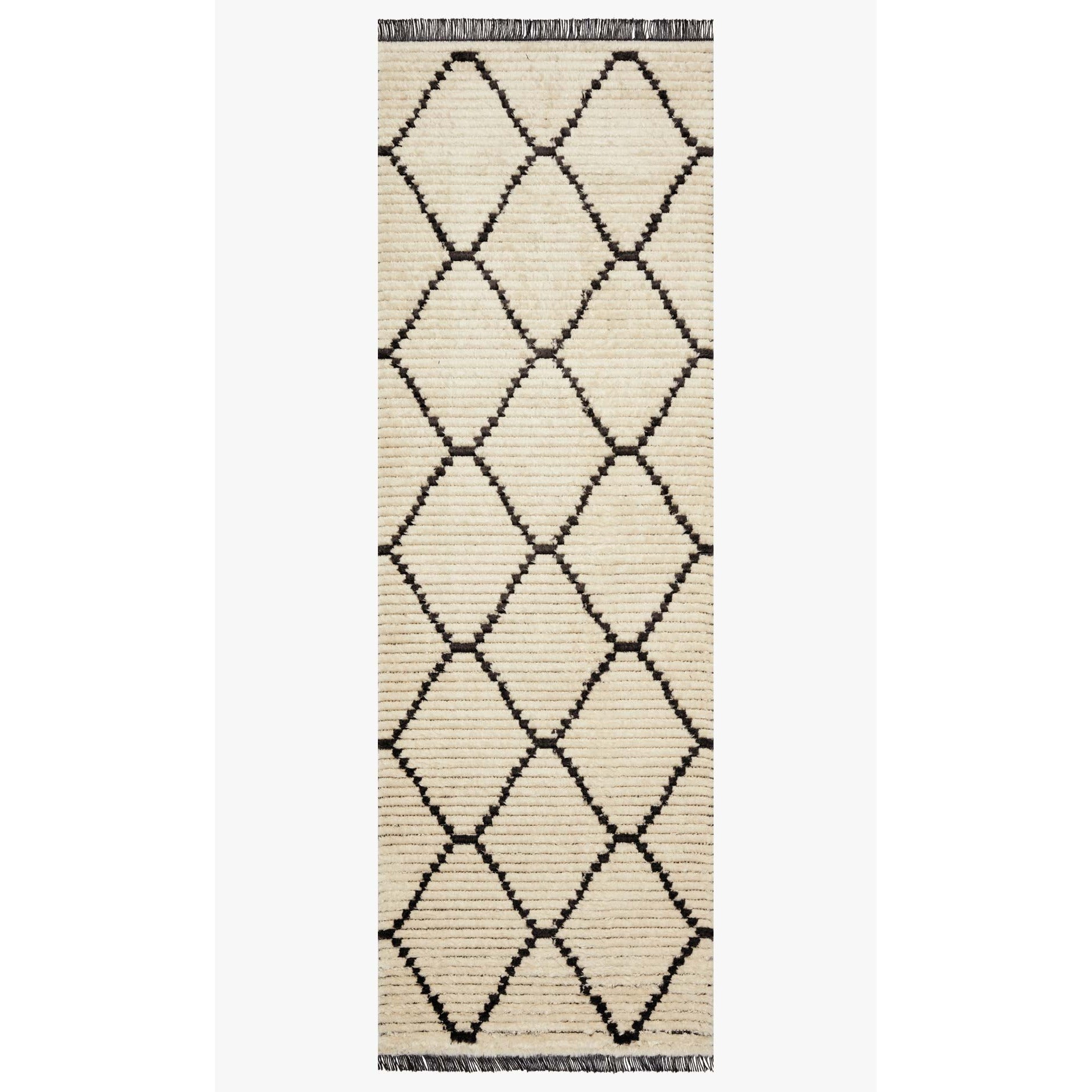 Chris Loves Julia Alice Cream/Charcoal Rug - Chapin Furniture