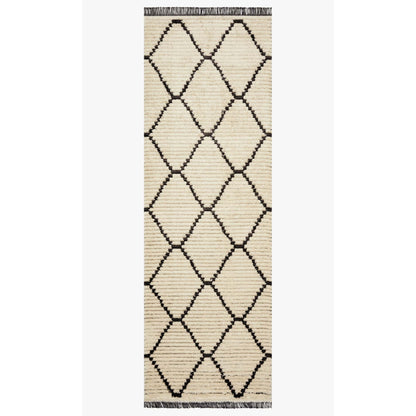 Chris Loves Julia Alice Cream/Charcoal Rug - Chapin Furniture