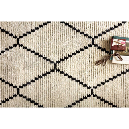 Chris Loves Julia Alice Cream/Charcoal Rug - Chapin Furniture
