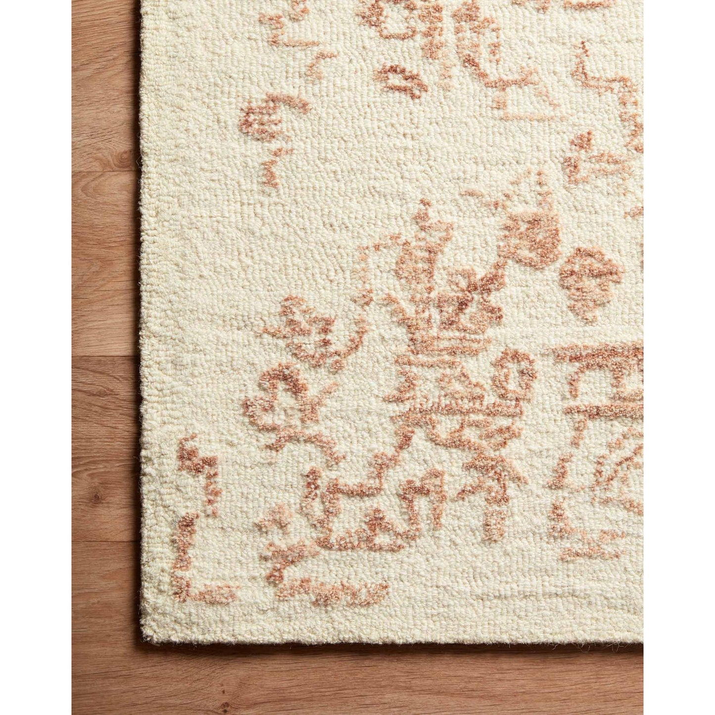Magnolia Home Annie White/Rust Rug - Chapin Furniture