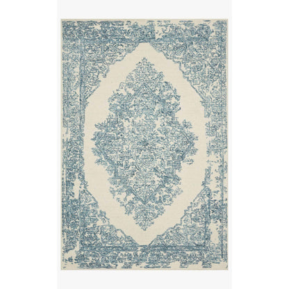 Magnolia Home Annie White/Blue Rug - Chapin Furniture