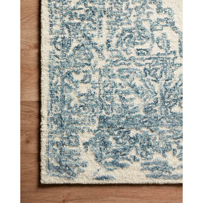 Magnolia Home Annie White/Blue Rug - Chapin Furniture