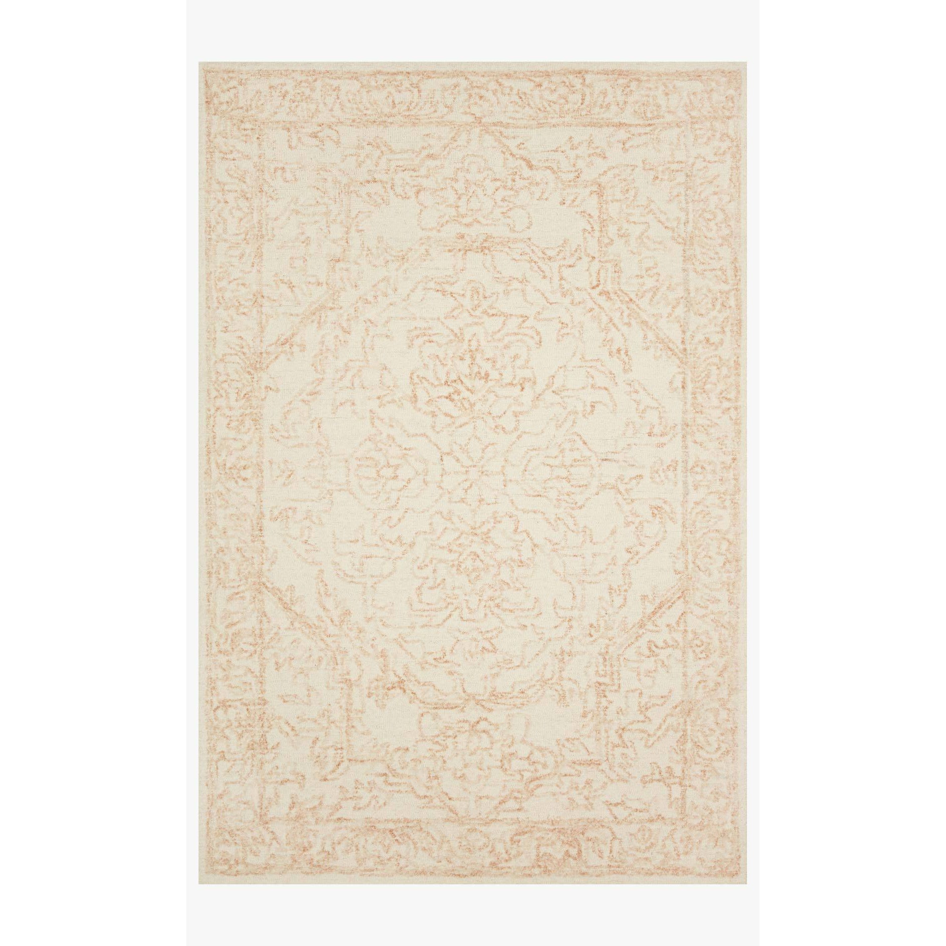 Magnolia Home Annie White/Pink Rug - Chapin Furniture