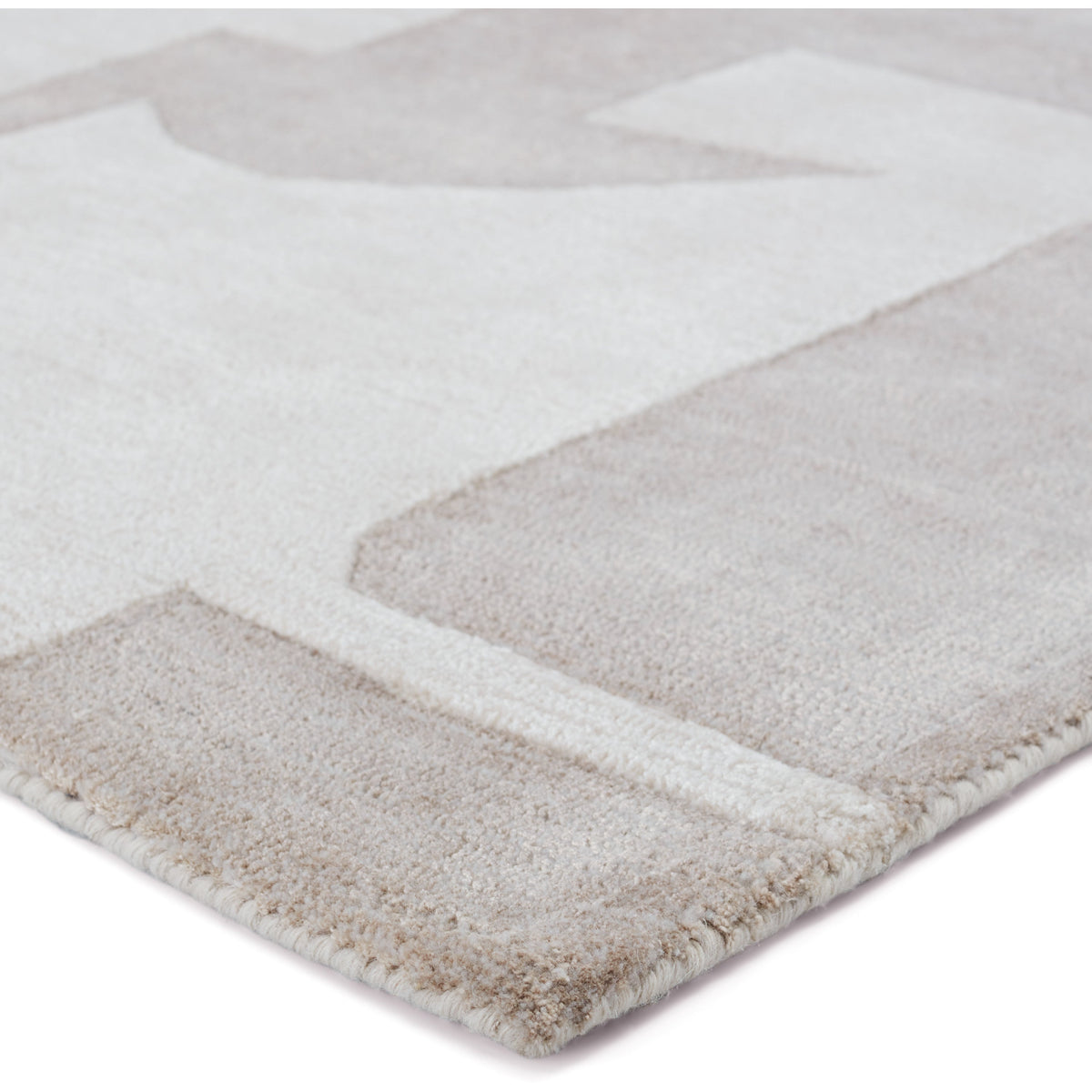 Jaipur Living Noverre Handmade Abstract Taupe/ Cream Rug - Chapin Furniture