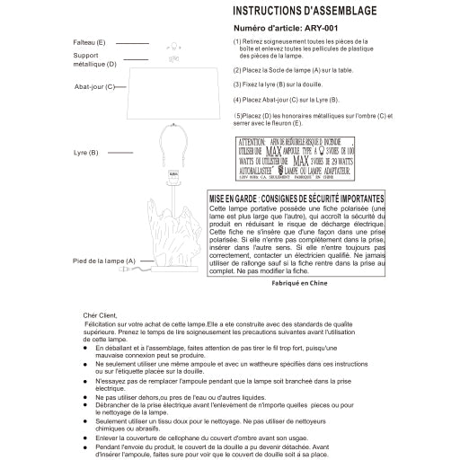 Darby Lamp - Chapin Furniture