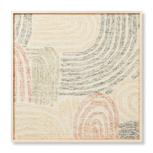 Loloi River Bed Black / Multi 3'-4" X 3'-4" Wall Art - Chapin Furniture