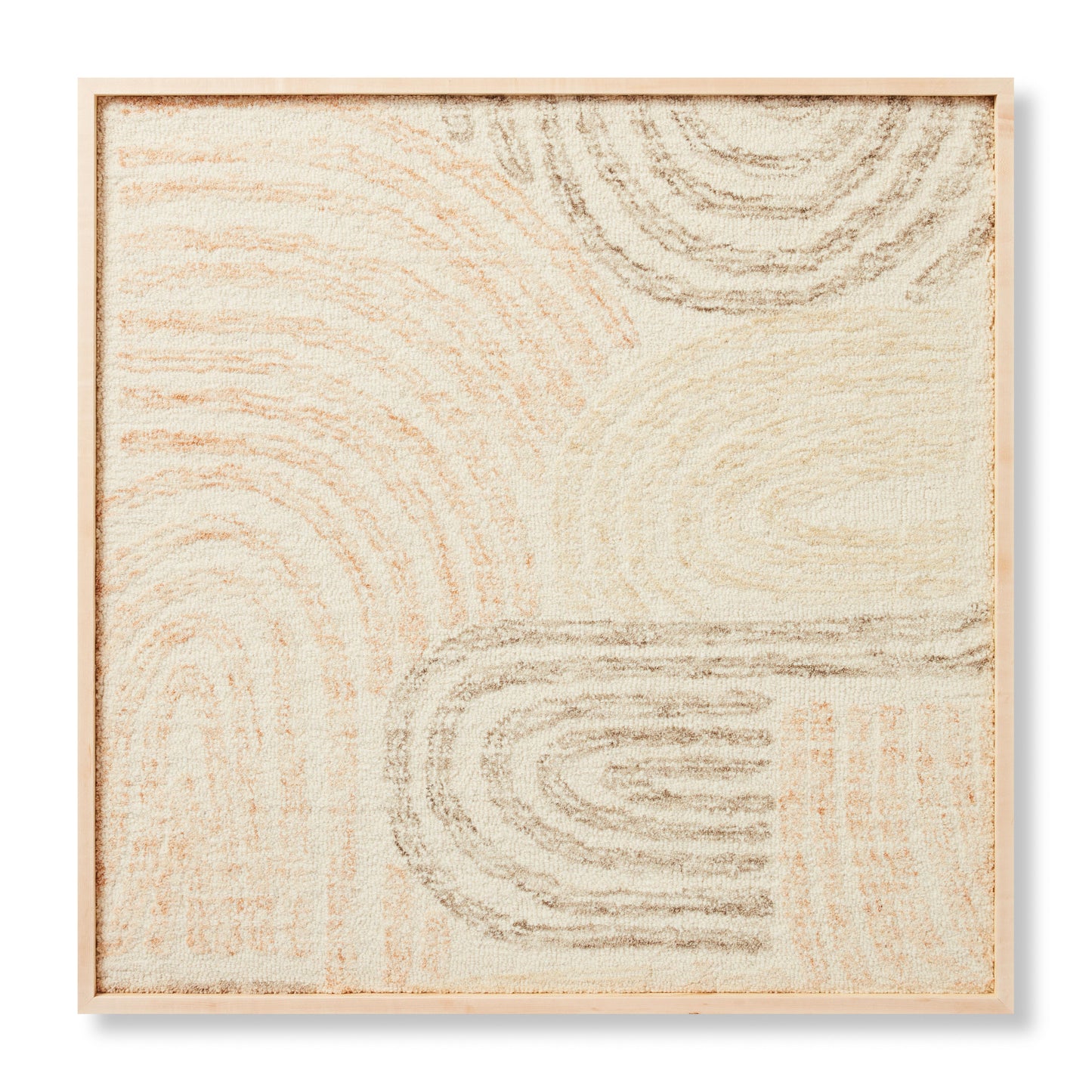 Loloi Rock Garden Grey / Multi 3'-4" X 3'-4" Wall Art - Chapin Furniture