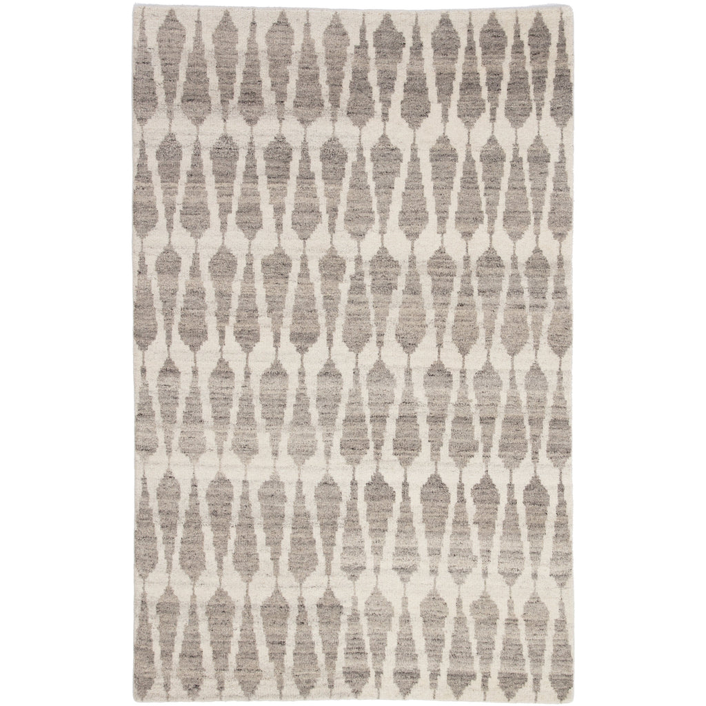 Jaipur Living Sabot Hand-Knotted Geometric Ivory/ Light Gray Rug - Chapin Furniture