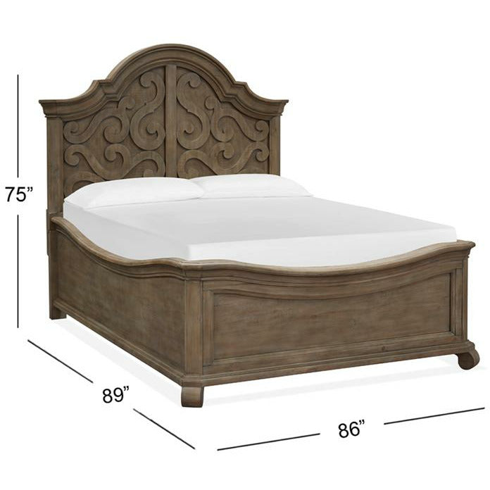 Tinley Park Shaped Panel Bed - Chapin Furniture