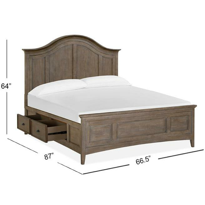 Paxton Place Arched Bed With OR Without Storage - Chapin Furniture