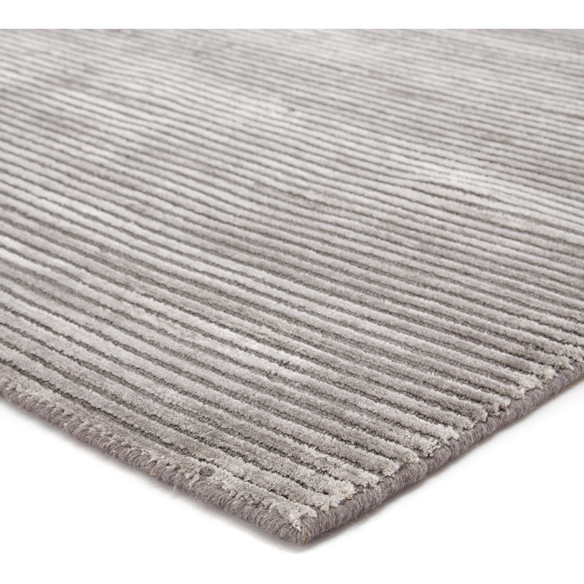 Jaipur Living Basis Handmade Solid Gray/ Silver Rug - Chapin Furniture