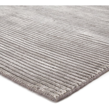 Jaipur Living Basis Handmade Solid Gray/ Silver Rug - Chapin Furniture