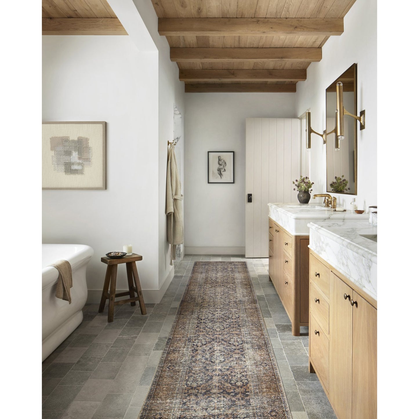 Amber Lewis Billie Ink/Salmon Rug - Chapin Furniture