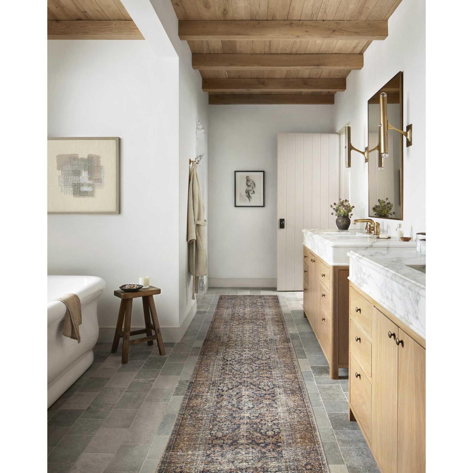 Amber Lewis Billie Ink/Salmon Rug - Chapin Furniture