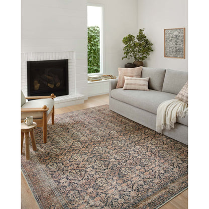 Amber Lewis Billie Ink/Salmon Rug - Chapin Furniture