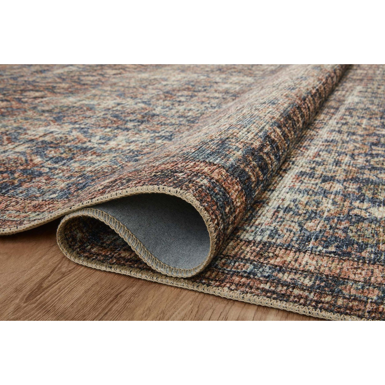 Amber Lewis Billie Ocean/Brick Rug - Chapin Furniture