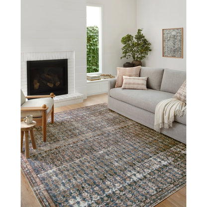 Amber Lewis Billie Ocean/Brick Rug - Chapin Furniture