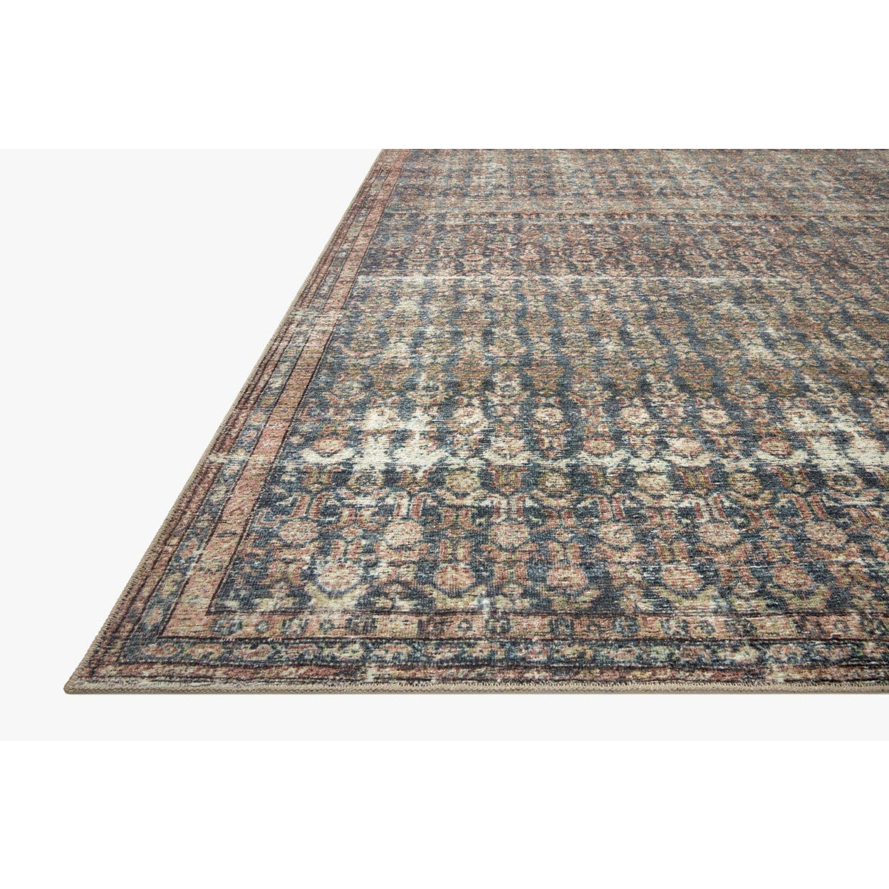 Amber Lewis Billie Ocean/Brick Rug - Chapin Furniture