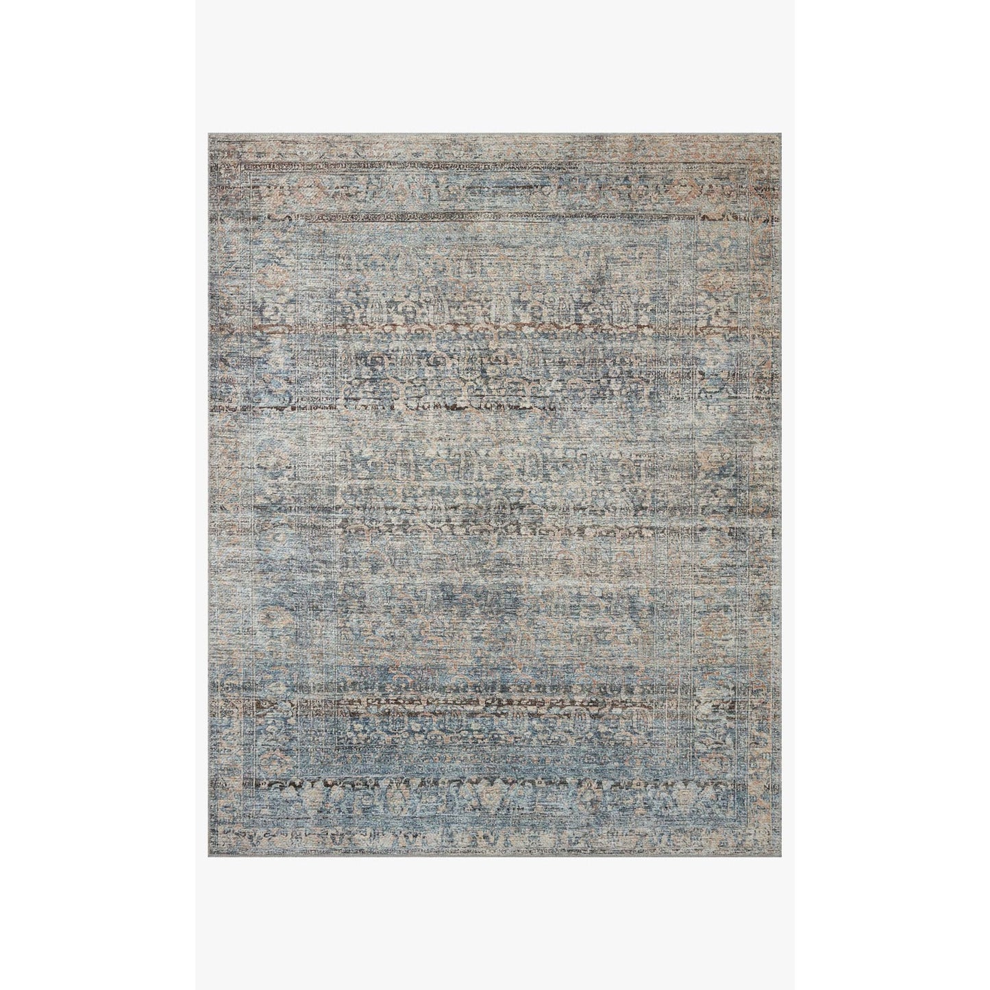 Amber Lewis Billie Denim/Blush Rug - Chapin Furniture