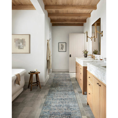 Amber Lewis Billie Denim/Blush Rug - Chapin Furniture