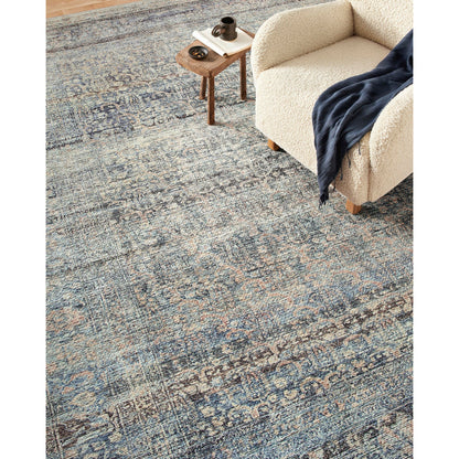 Amber Lewis Billie Denim/Blush Rug - Chapin Furniture