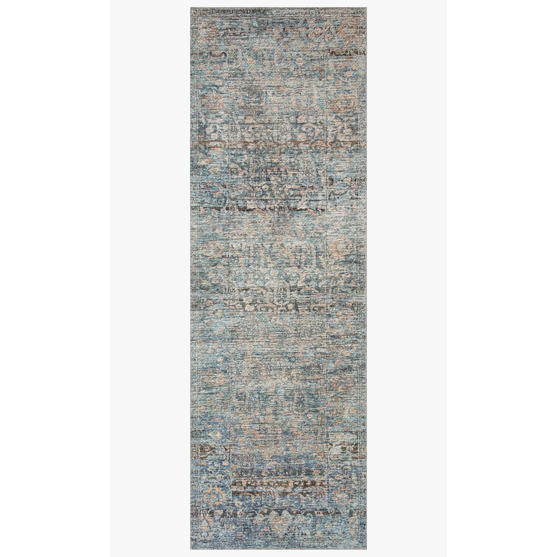 Amber Lewis Billie Denim/Blush Rug - Chapin Furniture