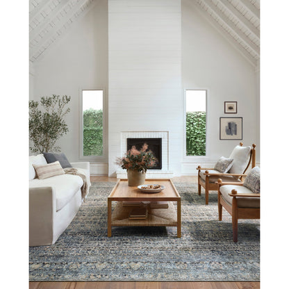 Amber Lewis Billie Denim/Blush Rug - Chapin Furniture