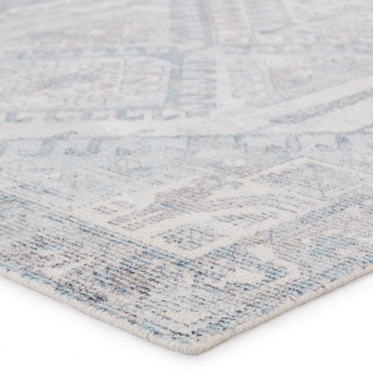Jaipur Living Arlowe Handmade Medallion Light Blue/ Gray Rug - Chapin Furniture