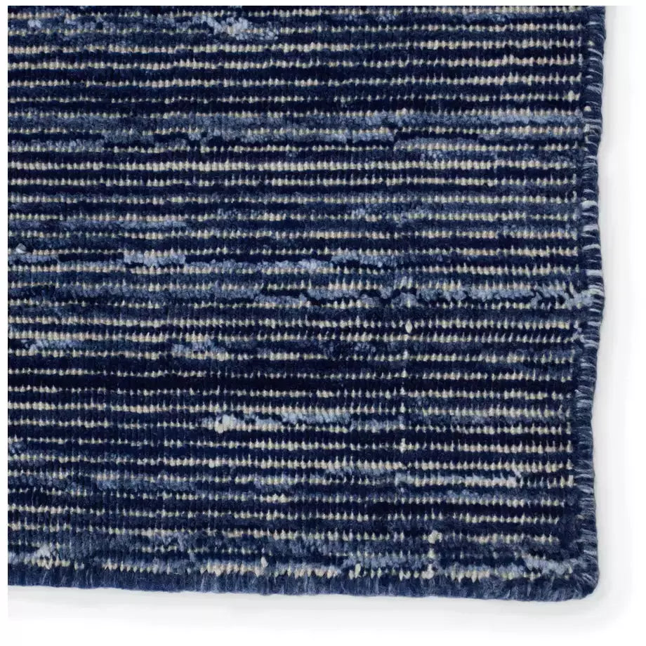 Jaipur Living Danan Handmade Indoor/ Outdoor Solid Blue Rug - Chapin Furniture